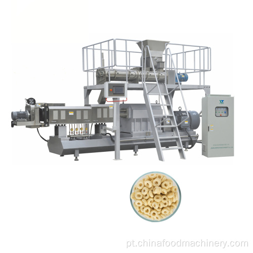 Linha de produção de extrusores de milho automática